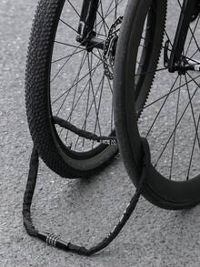 One WEST BIKING Combination Bike Chain Lock 90cm 4-Digit Code Bicycle Chain Lock MTB Road Bike Accessories - Black - View 7