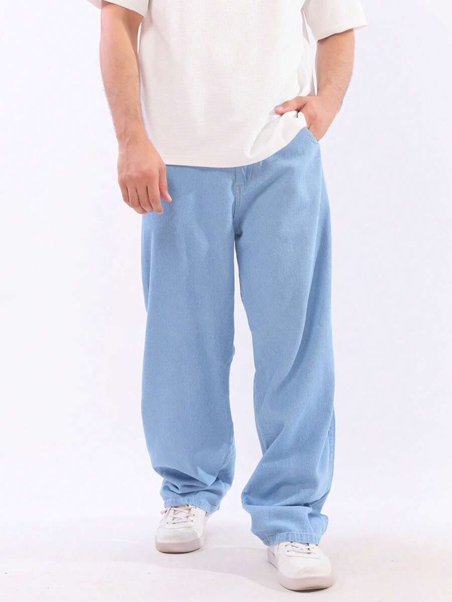 Men Pants - Màu xanh nhạt - Xem 1