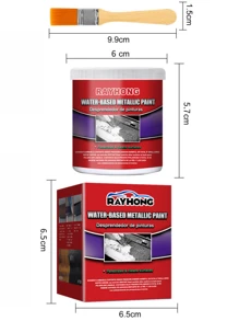 Rayhong Car Anti-Rust Base Coat Rust Converter Rusty Bolt Metal Refurbishment Anti Corrosion Rust Removing Waterborne - Red - View 2