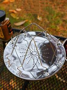 1 Miếng Gấp lại Màu bạc Thép không gỉ Cắm trại Bánh mỳ Máy nướng bánh mì Cắm trại Máy nướng bánh mì Giá đỡ Giá đỡ 4 Lát cắt Máy nướng bánh mì Cái mâm Đối với Dã ngoại Cắm trại Câu cá  Đi bộ du lịch Các hoạt động ngoài trời - Bạc - Xem 7