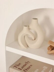 مجموعة من 2 قطعة من المزهريات الخزفية ذات الطراز البوهيمي باللون المشمشي، مناسبة لأي ديكور أو تصوير فوتوغرافي، هدايا للأعياد والتخرج، ديكور المنزل وغرفة المعيشة، مزهرية زجاجية