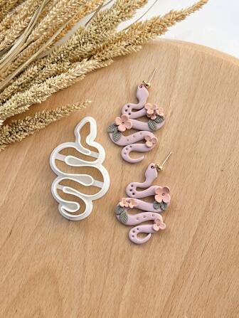 Animal Polymer Clay Cutter, Snake Clay Earring Cutters For Polymer Clay Jewelry Making, Polymer Clay Earring Making Tools