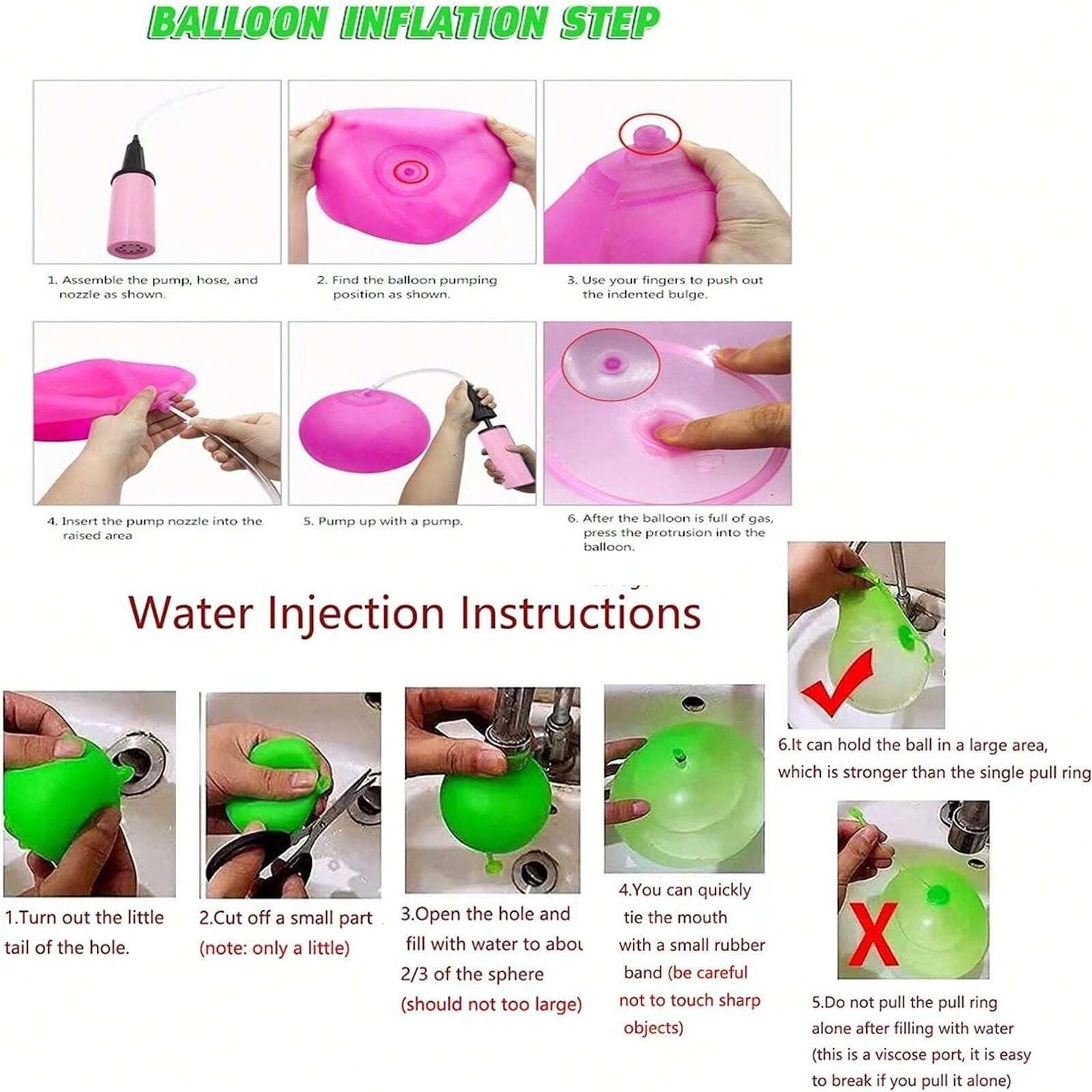 1pc WaterFilled Bubble Ball, Inflatable Bouncing Ball, Large Sunny