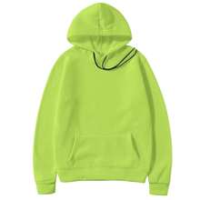 Men Sweatshirts - Màu xanh chanh - Xem 2