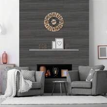 1 Cuộn 20x300cm PVC Hạt gỗ Hình dán sàn , Không thấm nước Nhãn dán gạch men sứ , Tự dính Hình nền Đối với Tủ , Tủ , Cửa , Phòng khách , Phòng ngủ , Bối cảnh Trang trí tường - Xám - Xem 4