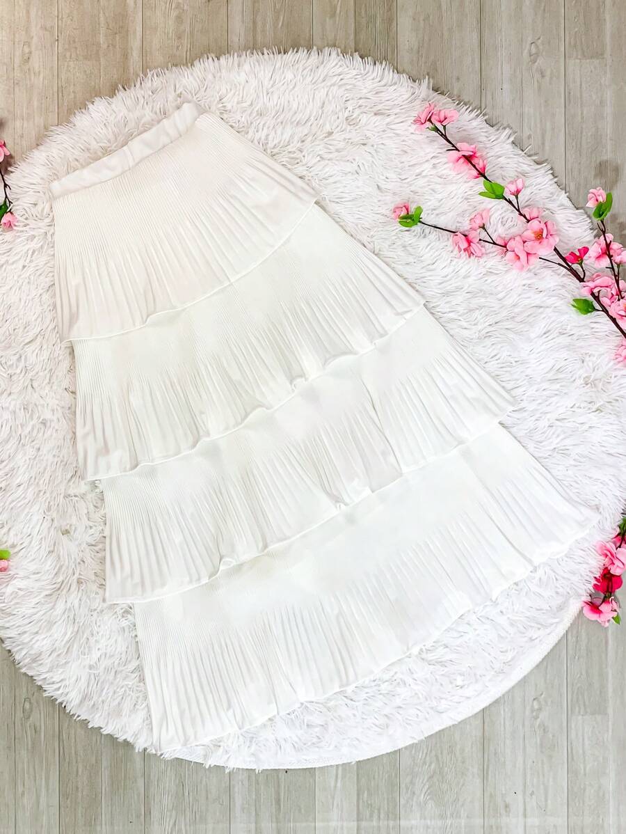 Women Skirts - White - View 1