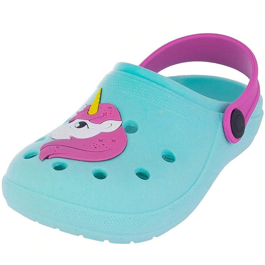 Kids Fashion Slippers - 薄荷藍 - 查看 1