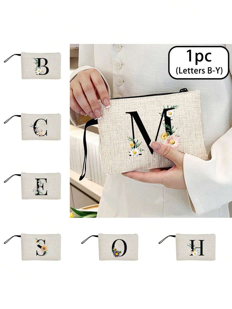 Bộ 1 túi vải lanh in chữ hướng dương hoa cúc kèm túi đựng đồ trang điểm chữ B-Y Quà tặng sinh nhật cho phụ nữ Quà tặng cảm ơn giáo viên Túi đựng đồ du lịch: Lựa chọn hoàn hảo cho vẻ đẹp ngoài trời! Đây là món quà tặng cho mẹ, giáo viên, bạn bè, phù dâu, học sinh trở lại trường và giáo viên. Thích hợp sử dụng hàng ngày, sinh nhật, ngày lễ, kỳ nghỉ, bãi biển, du lịch, đi làm, kinh doanh, dã ngoại, cắm trại, siêu thị và đồ dùng hàng ngày (Hướng của vòng tay là ngẫu nhiên và kiểu khóa kéo là ngẫu nhiên) Túi đi biển cho phụ nữ Ví, ví nhỏ, ví cầm tay, ví đựng tiền xu - Xám - Xem 1