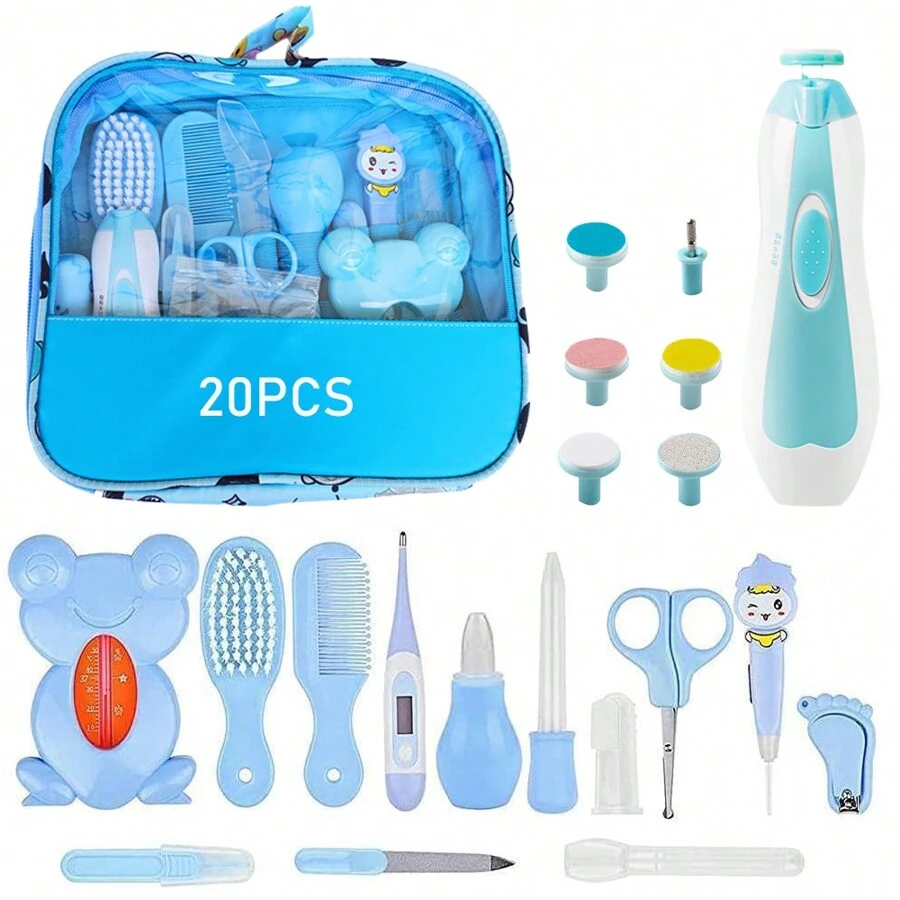 Kit para el cuidado del bebé kit de 20 piezas - Azul - Ver 1