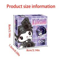 Sanrio 60Pcs/Box Small Hello Kitty Kuromi Cinnamoroll Pochacco Stickers DIY Laptop Phone Diary Cute Cartoon  Kitty Cat Sticker(Some Parts May Be Random)(New And Old Packaging Random)