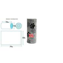 寵物撿便袋,實色和印花均有,便攜式狗糞袋,每卷15個 - 彩色 - 查看 29