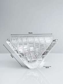 Women Shoulder Bags - 銀色 - 查看 4