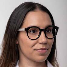 Women Eyeglasses - 黑色 - 查看 4