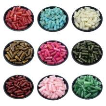 20pcs 8x20mm Cloud Effect Round Beads Made Of Acrylic, Suitable For Necklace, Bracelet, Earring, Pendant Diy Jewelry Making - Cylindrical - View 3