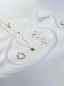 1pc Asymmetric Plate, Cloud Plate, Photo Prop, Photography Decoration, Jewelry Tray, Home Decoration, New Year Gift, Christmas Gift, Men's Gift, Women's Gift - White - View 11