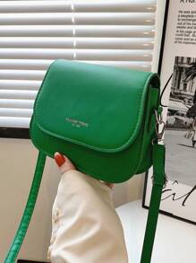 Yogodlns Vintage Saddle Crossbody Bag PU Leather Women's Luxury Design Small Handbag And Purse Ladies Travel Shoulder Messenger Bag Purse
