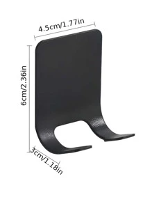 1 Stück/2 Stücke/4 Stücke, 304 Edelstahl Rasierhalter Rasierer Haken Halterung, selbstklebender Edelstahl-Aufbewahrungshaken, Duschhaken für Rasierer, Badezimmer, Küchenorganizer für Stecker, Bademantel, Handtuch, Loofah, Bademantel, Mantel. Doppelseitiges Klebeband wird mitgeliefert.