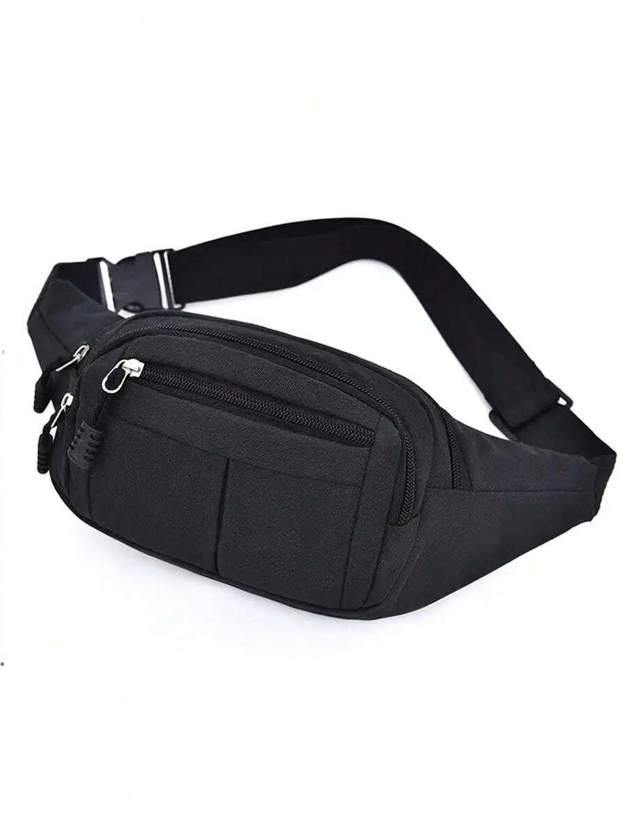 Túi thể thao mới 2024 thời trang, đơn giản, đa chức năng, túi đeo chéo vai dung tích lớn đa năng - màu đen - Xem 1