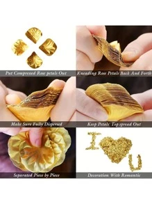 200 片/400 片/1000 片人造玫瑰花瓣，浪漫之夜派对婚礼装饰用品，非常适合情侣 DIY 工艺品和约会装饰情人节