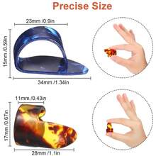 Tăng cường khả năng đánh đàn Bass và Guitar với bao ngón tay Guitar - Bảo vệ đầu ngón tay để tăng độ chính xác và thoải mái - Có sẵn trong bộ 4 món và bộ 8 món (Màu ngẫu nhiên) - Nhiều màu - Xem 2