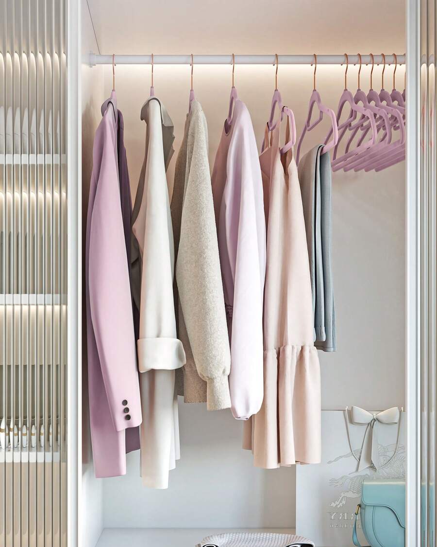 SONGMICS Closet Racks - Mauve Purple - View 1