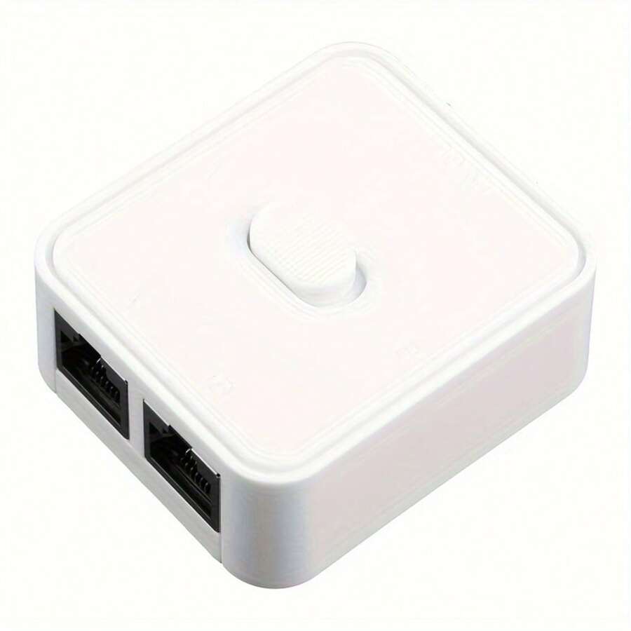 Black network cable switch supports gigabit transmission rates physical