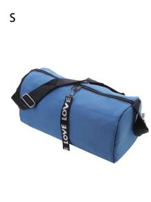 Bolsa de deporte tipo bolso de gimnasio, bolso bandolera de viaje ligero, bolso de fin de semana con compartimento para zapatos, bolso de playa para accesorios de verano y vacaciones, organizador de viaje, bolsa de hospital, accesorios de viaje para campamento, bolsa para la escuela, accesorios escolares - Multicolor - Ver 11