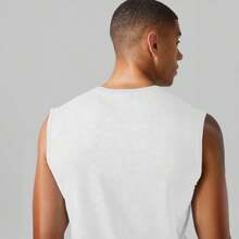 Men Tank Tops - 橘色 - 查看 4
