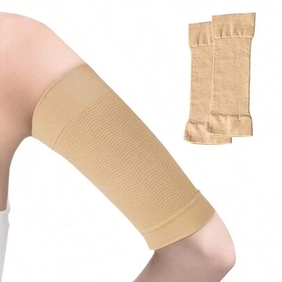 2 chiếc tay áo bó cánh tay Apricot Compression Arm Shaper Phụ kiện tập thể dục