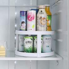 Porte-épices rotatif de rangement pour cuisine - Blanc - Voir 3