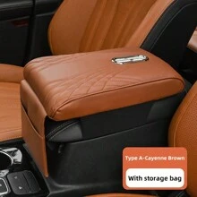 1pc Car Central Control Armrest Memory Foam Armrest Heightening Pad, Lengthened Central Armrest Box Pad - Multicolor - View 7