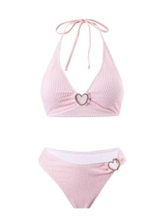 Women Strap Bikini Set For Hot Springs And Bathing Summer