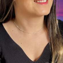 Chokers - 銀色 - 查看 1