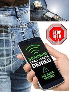 防RFID金屬雙層扣男士卡片套小型卡片皮夾皮革薄款錢包防盜刷防磁化PU皮革扣信用卡袋多卡槽簡易信用卡存儲袋極簡主義錢包男士ID窗口-男士薄型推出式鋁合金卡片套-理想禮品-商務休閒 - 黑色 - 查看 8