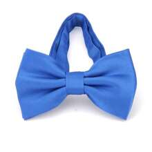 Corbatín sólido de doble capa con estilo para hombre, perfecto para novio, boda, fiesta, cóctel, banquete, atuendo de negocios y vestimenta formal (Negro) Navidad informal