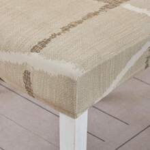 1pc Bohemian Style Colorful Chair Cover, Elastic Chair Slipcover For Festival Decoration