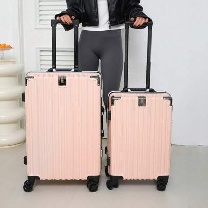 Gepäck Koffer Handgepäck Trolley Tasche Reisegepäck 20" Kurztrip Hochkapazität Kratzfester Aluminiumrahmen Leise Spinner Räder 24" Reise Urlaub Koffer für Herren Damen Studenten Dorms Tasche für Schule Schul-Zubehör Schulsachen