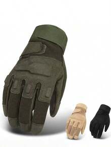 Guantes Tacticos Militar Completos Dedo Completo - Verde - Ver 3