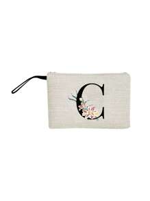 Bộ 1 túi vải lanh in chữ hướng dương hoa cúc kèm túi đựng đồ trang điểm chữ B-Y Quà tặng sinh nhật cho phụ nữ Quà tặng cảm ơn giáo viên Túi đựng đồ du lịch: Lựa chọn hoàn hảo cho vẻ đẹp ngoài trời! Đây là món quà tặng cho mẹ, giáo viên, bạn bè, phù dâu, học sinh trở lại trường và giáo viên. Thích hợp sử dụng hàng ngày, sinh nhật, ngày lễ, kỳ nghỉ, bãi biển, du lịch, đi làm, kinh doanh, dã ngoại, cắm trại, siêu thị và đồ dùng hàng ngày (Hướng của vòng tay là ngẫu nhiên và kiểu khóa kéo là ngẫu nhiên) Túi đi biển cho phụ nữ Ví, ví nhỏ, ví cầm tay, ví đựng tiền xu - Xám - Xem 31