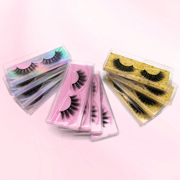 12 Pares De Cílios Postiços Falsos E Fofos De Pele Sintética De Vison Natural, Cílios Falsos Longos De Maquiagem 3d Faux Mink Lashes, Cílios De Gato, Cílios Postiços Falsos Naturais De Vison 3d Faux Mink Lashes, Cílios Volumosos Dramáticos, Extensão De Cílios, Cílios Postiços Falsos De Vison, Maquiagem Longa, Cílios Artesanais Para Beleza Dos Olhos, Festival De Gato E Aparência De Palco