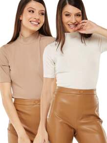 Women Tank Tops & Camis - Màu be - Xem 1