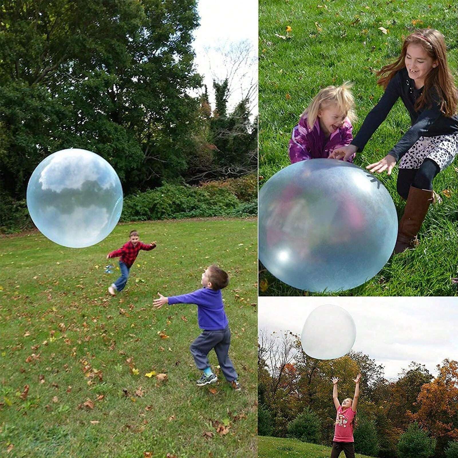 1pc WaterFilled Bubble Ball, Inflatable Bouncing Ball, Large Sunny