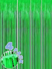 4入組雨滴簾帶led燈柱激光雨滴舞台背景派對裝飾,生日/婚禮道具 - 彩色 - 查看 12