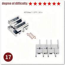 1 件经典 IQ 金属脑筋急转弯魔术拼图游戏玩具，适合成人趣味礼物，圣诞节，万圣节，！拼图，游戏，游戏，拼图，游戏，游戏，拼图，游戏，成人拼图，拼图礼物，烦躁玩具，100 片拼图 - 杏色 - 查看 21