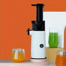 Nuevo extractor de jugo para el hogar de 110V que separa la pulpa del jugo con un gran vaso fácil de limpiar, puede hacer varias bebidas de jugo de verduras (kale, rábano, apio y frutas), con un excelente efecto de mezcla, bebidas para hacer en casa manteniendo talla grande nutrientes. Un producto indispensable para la familia, adecuado para la cocina, sala de estar, etc. - Tipo de Enchufe A USA (110-127V) - Ver 6