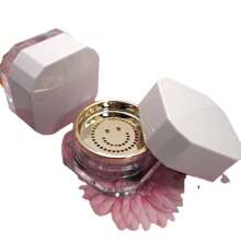 Loose Powder Box With Powder Puff Powder Box Empty  Face Mesh Setting Powder Box Empty Powder Box - White - View 2