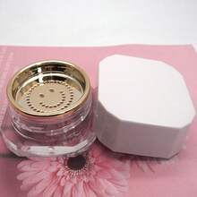 Loose Powder Box With Powder Puff Powder Box Empty  Face Mesh Setting Powder Box Empty Powder Box - White - View 3
