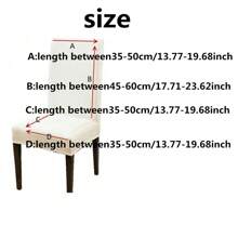 1pc Bohemian Style Colorful Chair Cover, Elastic Chair Slipcover For Festival Decoration