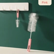 Semplice set di spazzole in nylon (2 in 1) per biberon e tettarelle per l'alimentazione dei bambini