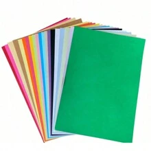 50 arkuszy 80 arkuszy Rozmiar 180gsm Gruby Kolorowy/Czarny/Biały Kraft Tektura , 10/20 Kolory Twardy Papier do tworzenia Dla Scrapbooking , Książka Pokrowce , Rysunek , Dzieło sztuki & DIY Projekty - Wielokolorowe - Zobacz 3